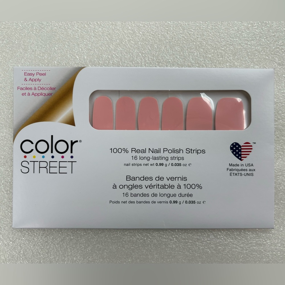NEW pkg 16 Color Street HIMALAYAN SALT Color Nail Polish Strips EASY TO APPLY